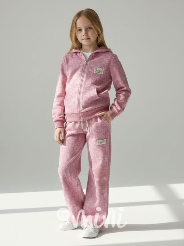 Pink melange souprava