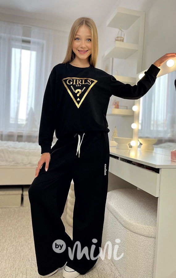 Relax Excellent lounge tepláky černé