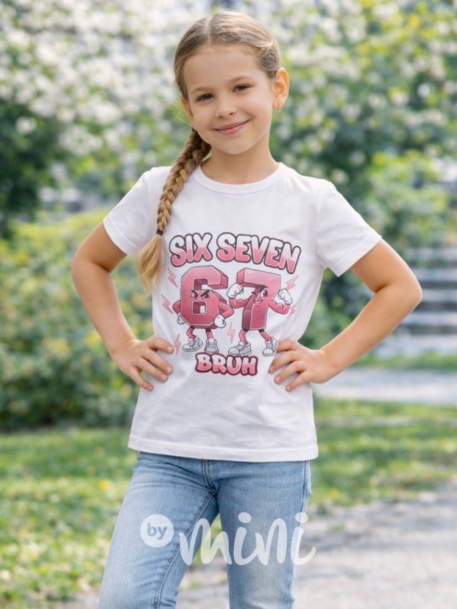 Six Seven triko bílé