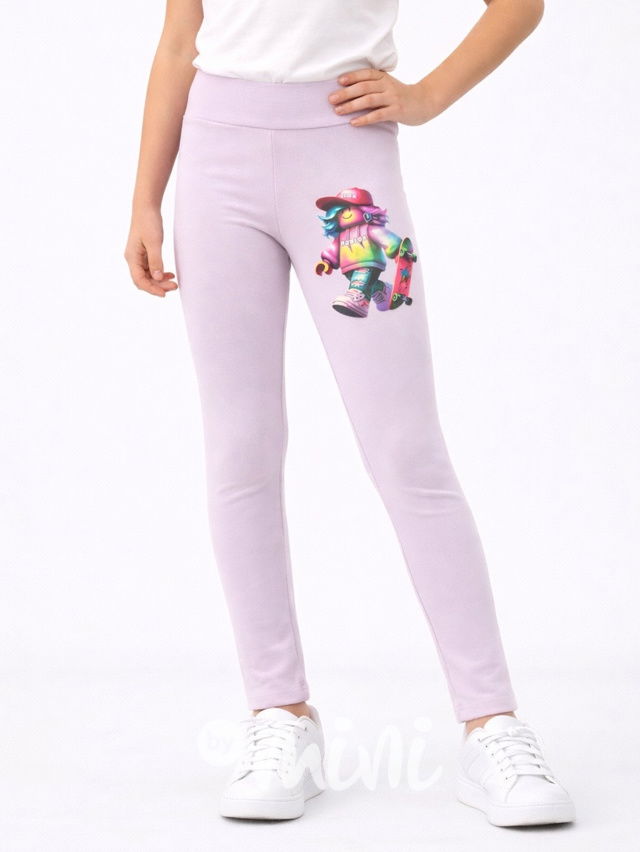 Roblox žebrované legíny lila