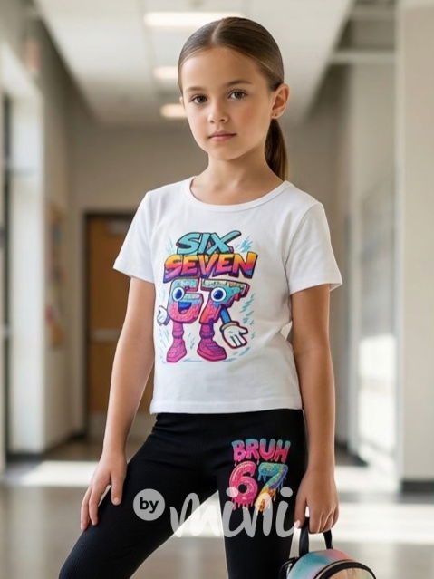 Six Seven triko bílé