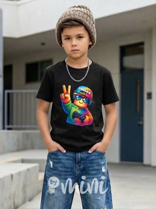 Roblox triko černé