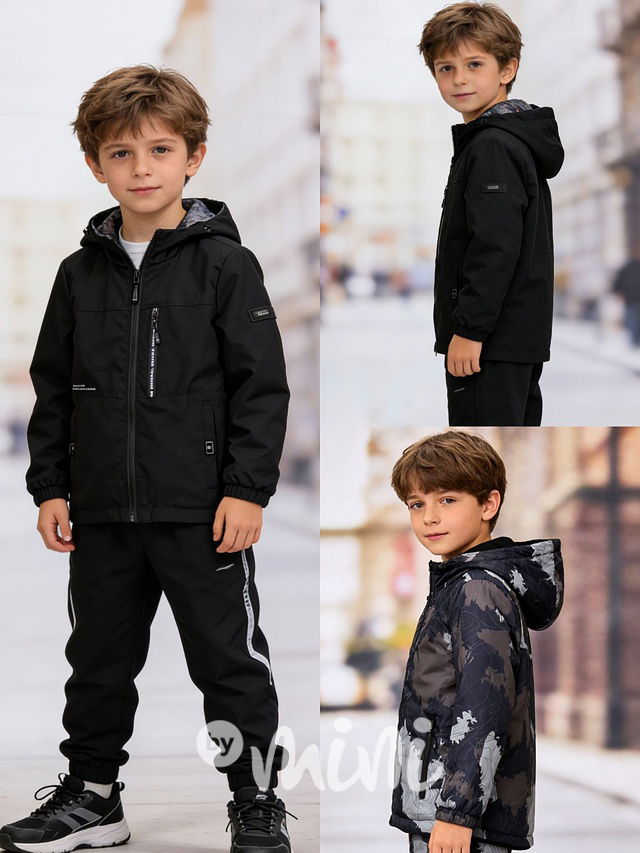 Jarní přechodová oboustranná bunda