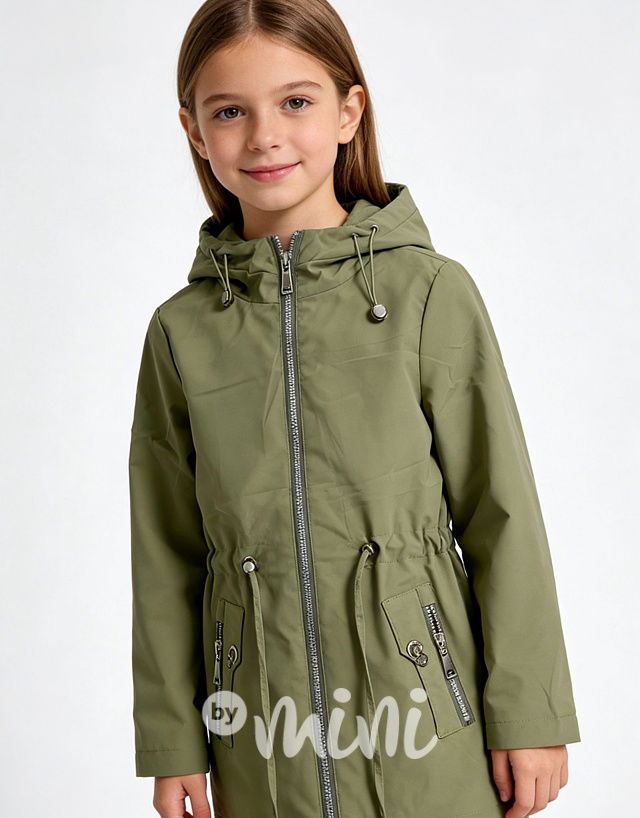 Jarní khaki parka