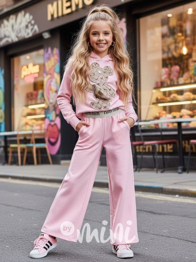 Široké kalhoty PINK