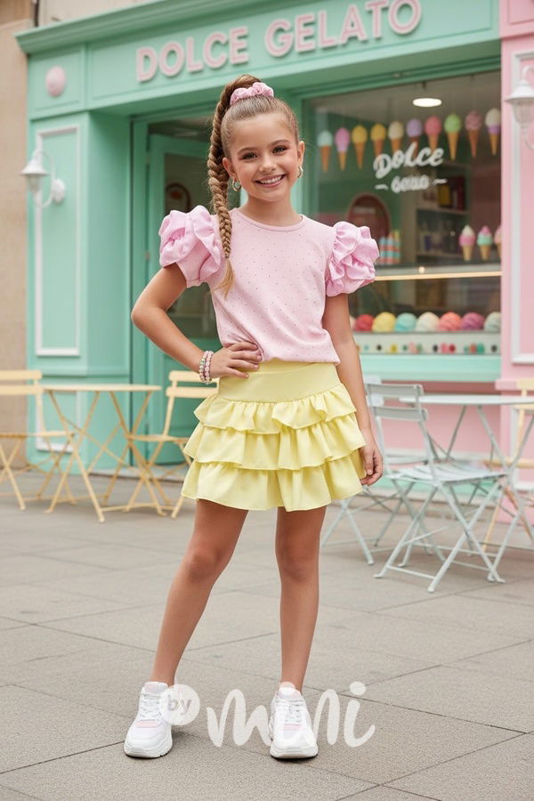 Vrstvená sukně sunshine