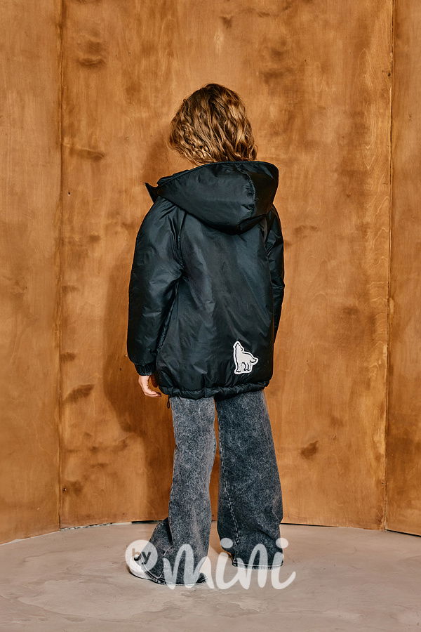 Mash Mnie soft denim volné kalhoty dark