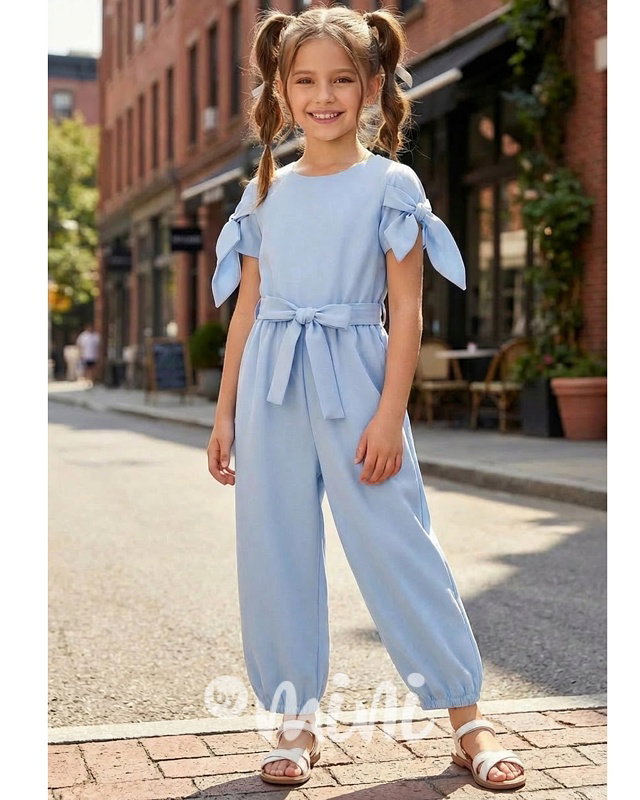 Mašličkový overal nebeský