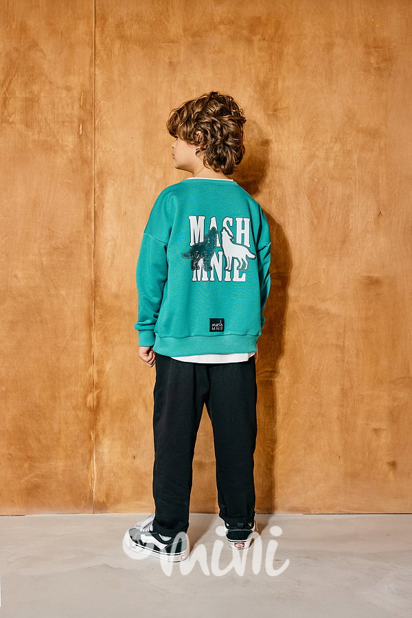 Mash Mnie baggy tepláky WOLF černé