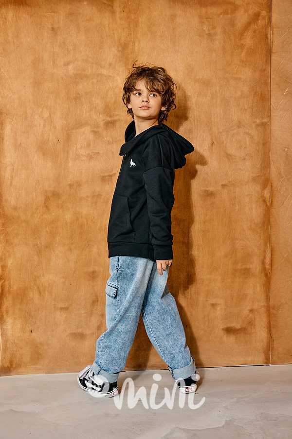 Mash Mnie cargo soft jeansy blue