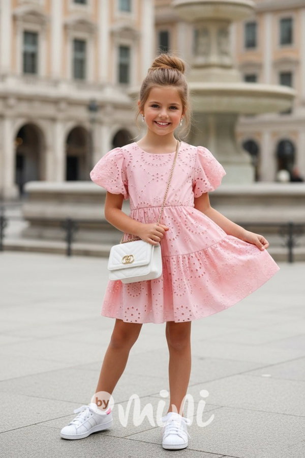 Letní madeira šaty pink