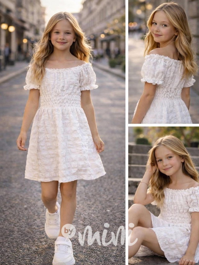 Soft romance šaty bílé