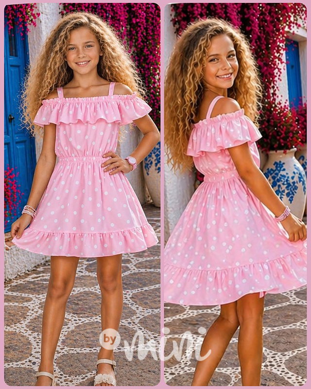 Puntíkaté hispánky PINK