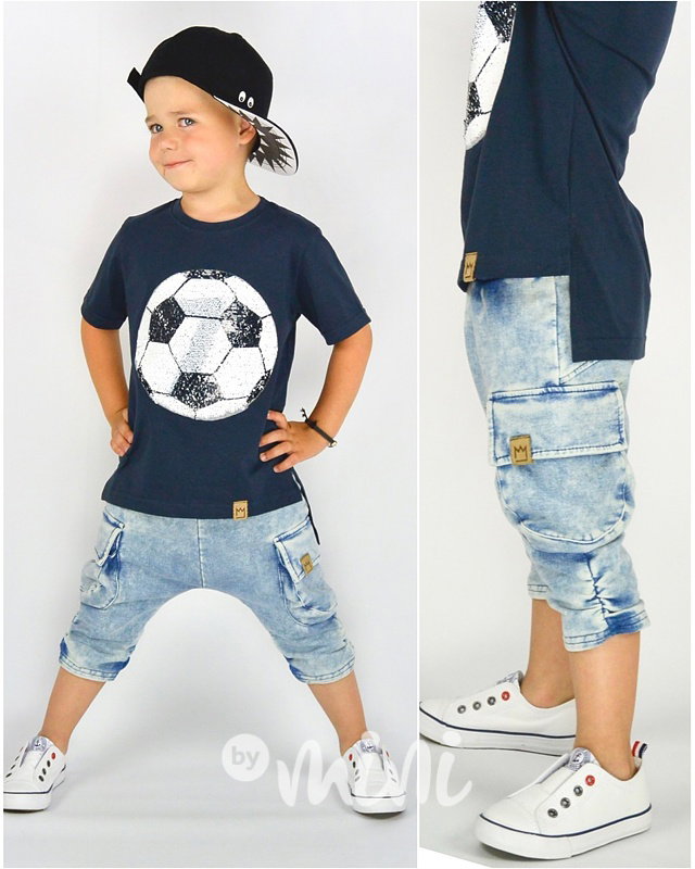 Jeans letní baggy kapsáče
