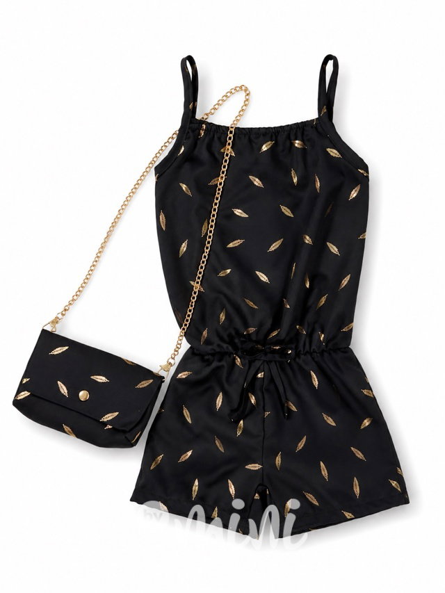Monaco GLOW overal s kabelkou black/gold