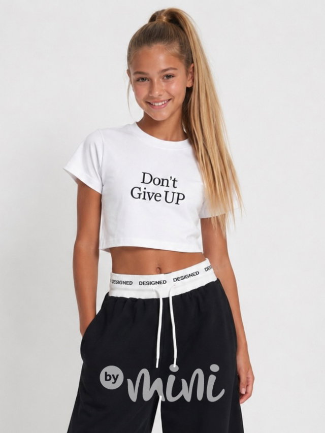 Don't give up crop triko