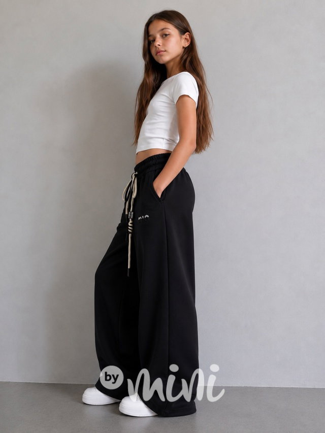 PREMIUM široké kalhoty MIA black