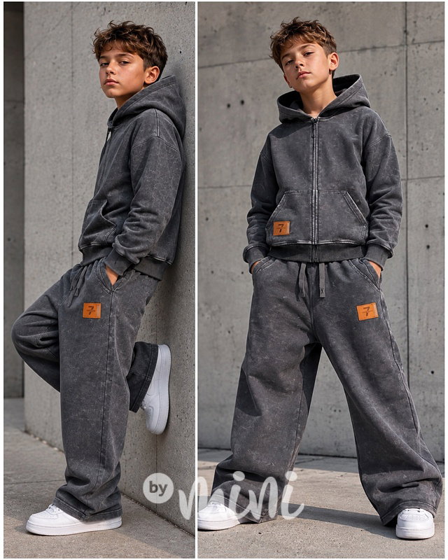 Denim soft cotton souprava