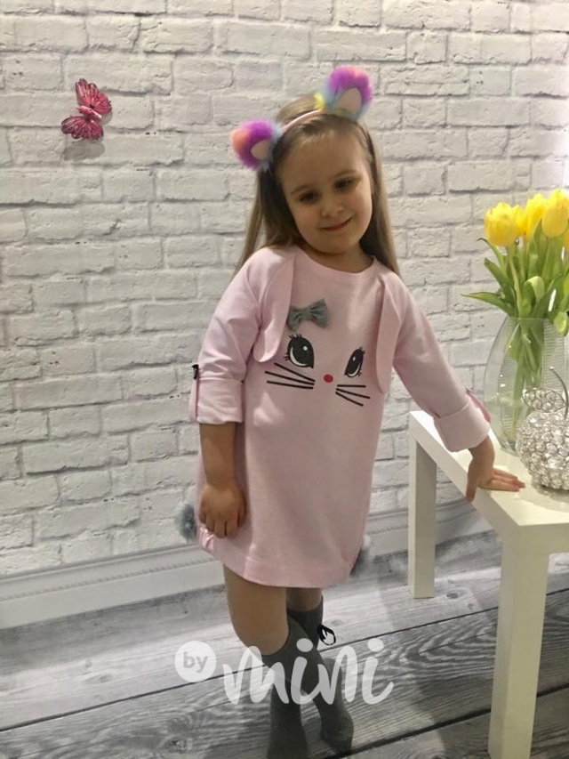 Pink rabbit tunika