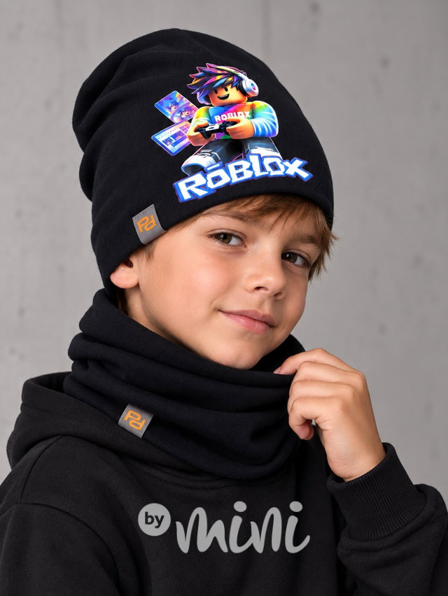 Čepice s nákrčníkem ROBLOX dark blue