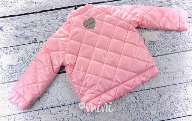 Pink prošívaná bundička