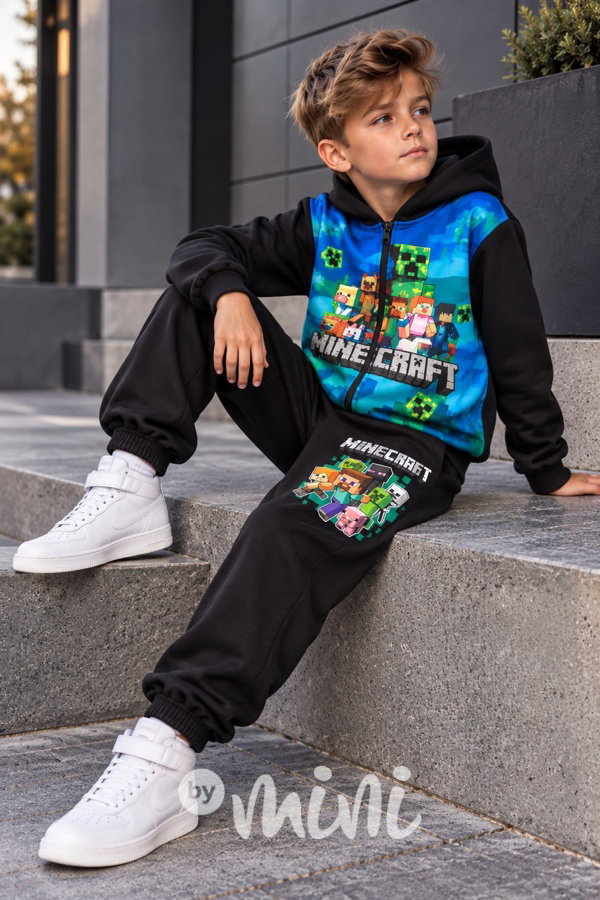 Minecraft zateplená mikina