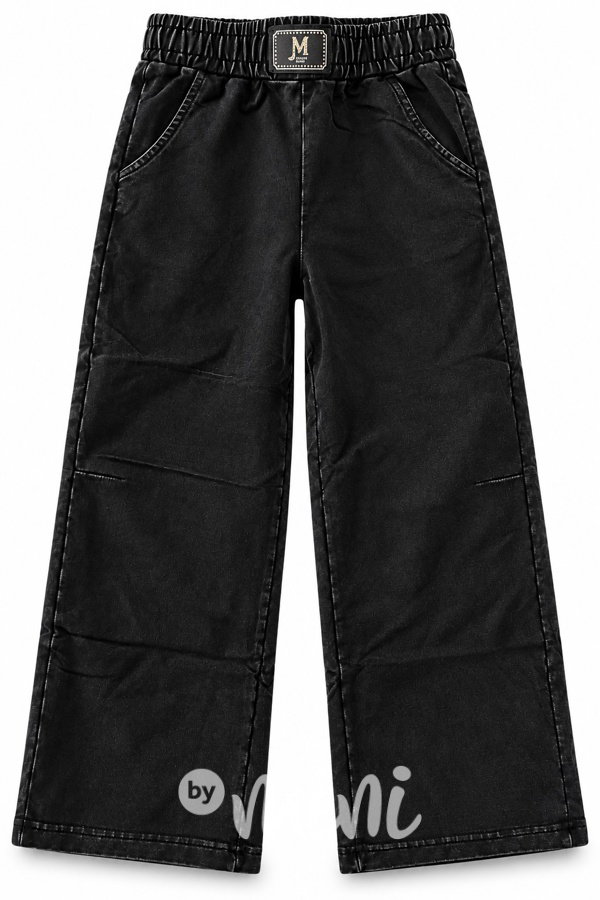 Acid wash široké kalhoty