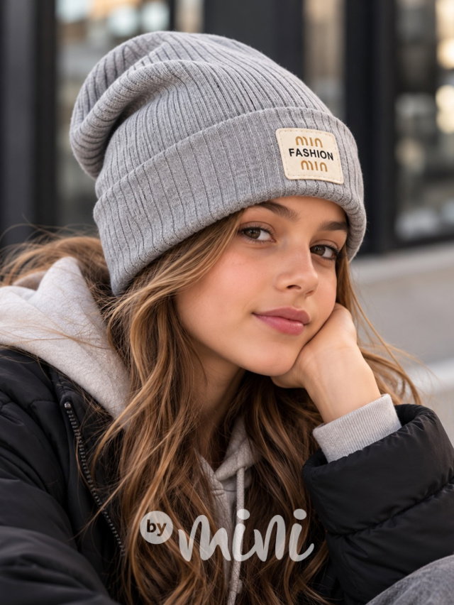 Fashion čepice grey