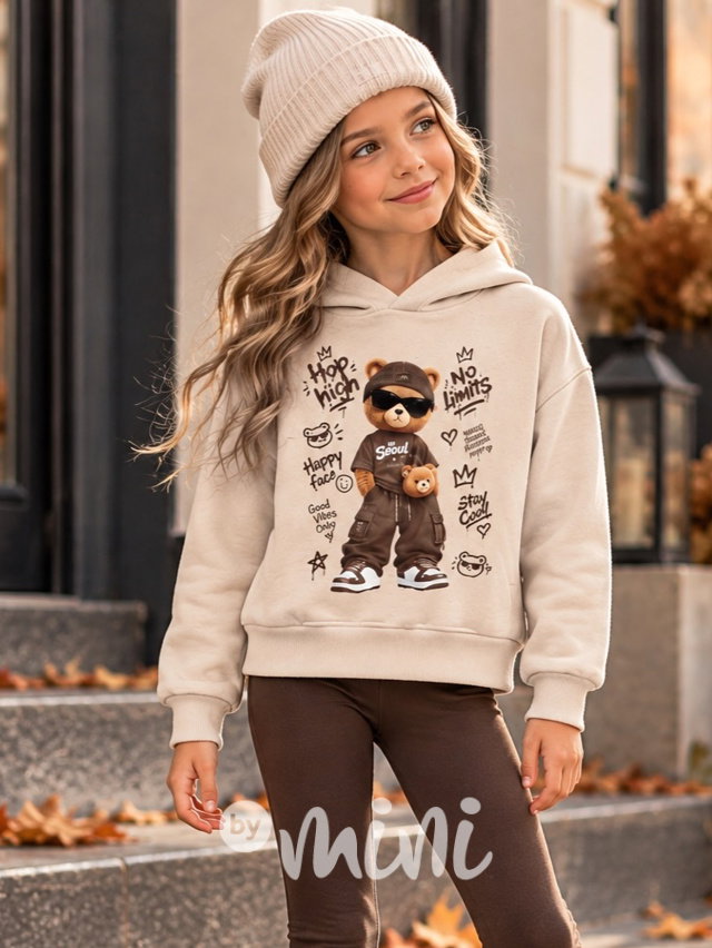 Zateplená mikina COOL beige