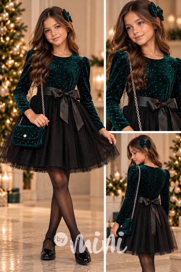 Sváteční šaty Emerald velvet