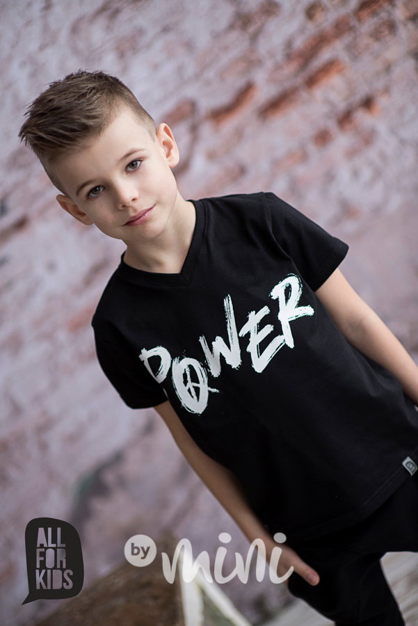 Power triko černé