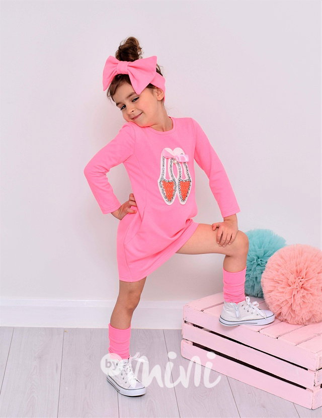 Neon pink tunika balerina