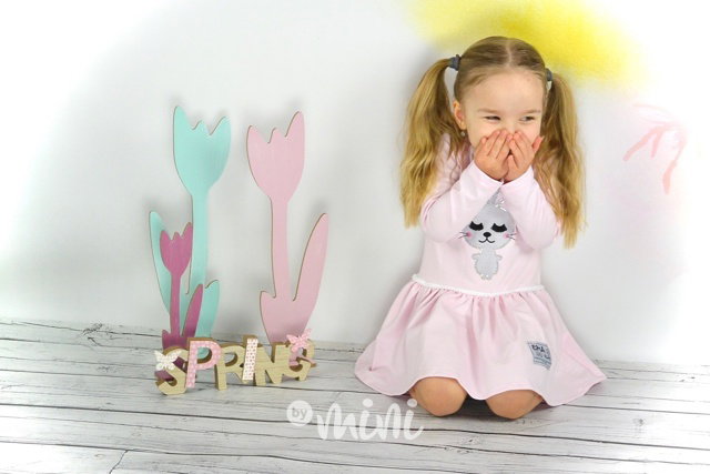 Bunny dress pink
