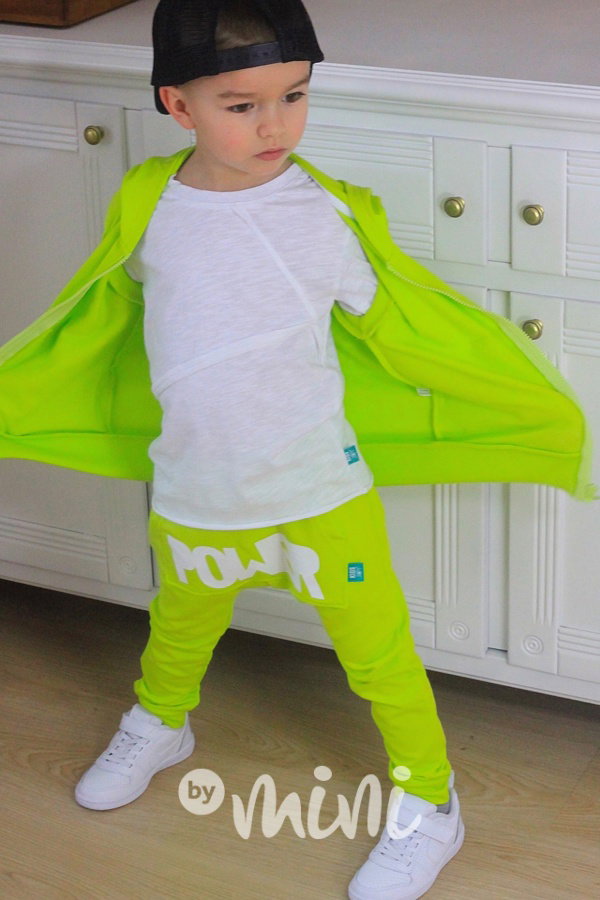 POWER lemon baggy tepláčky