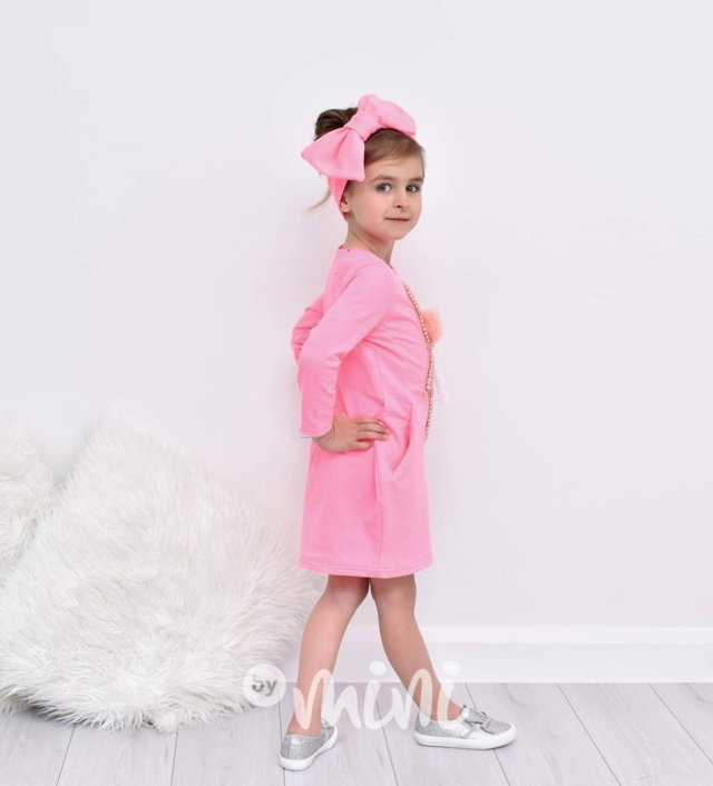 Neon pink tunika bunny