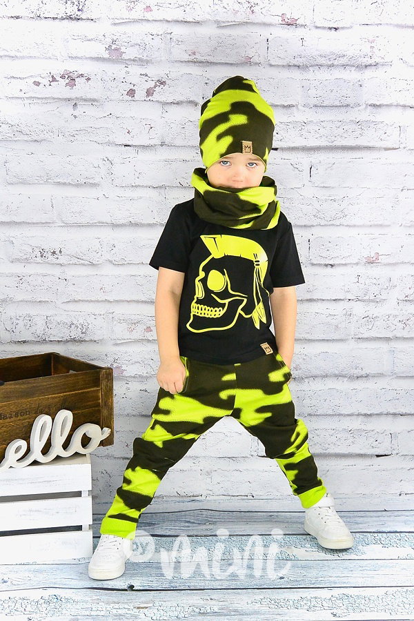 Punk skull triko black