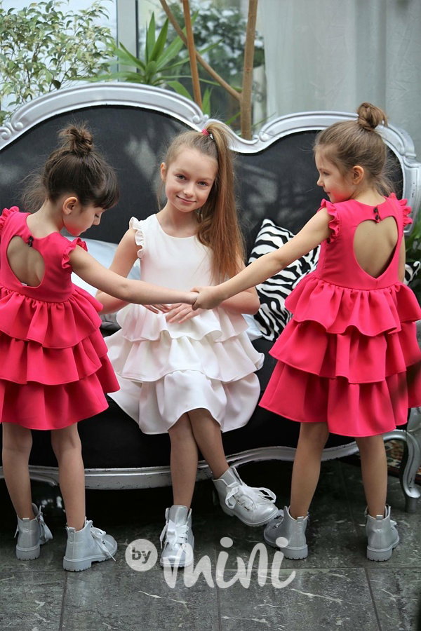 Šatičky pro družičky #Luxury dress "Heart cream"