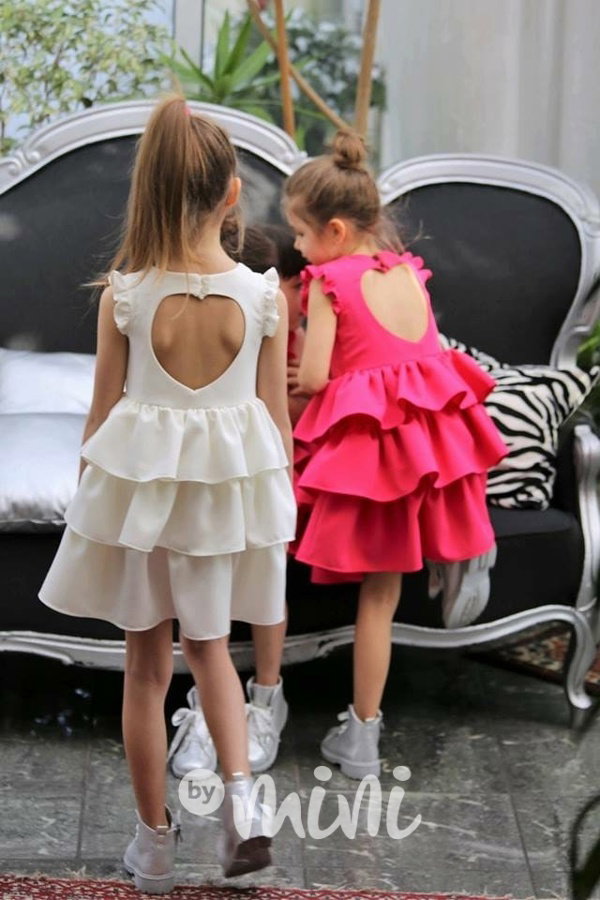 Šatičky pro družičky #Luxury dress "Heart cream"