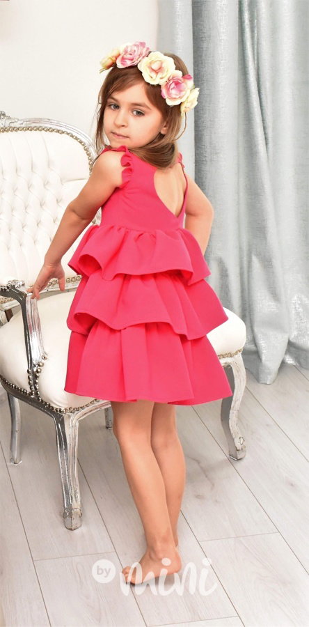 #Luxury dress "Heart pink"