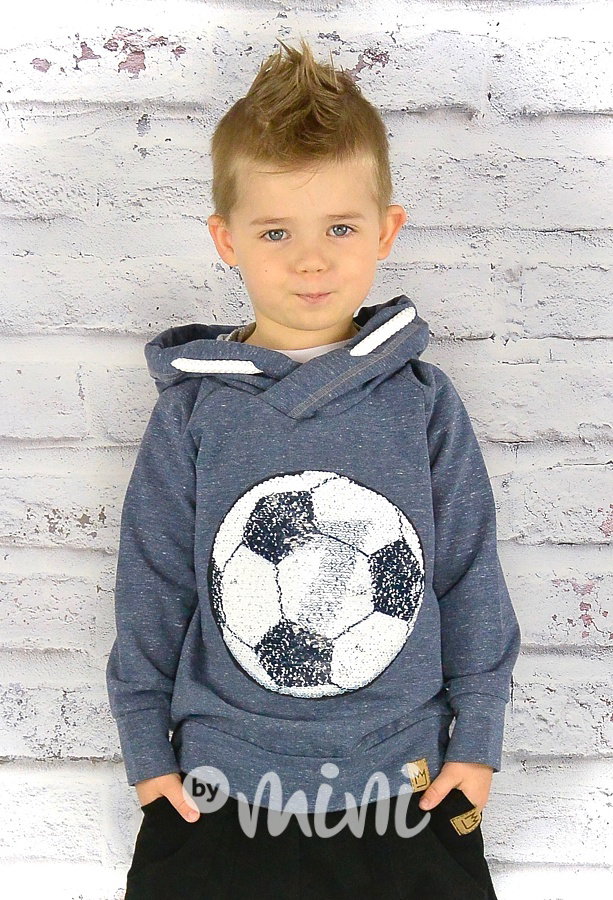 Football melange mikina
