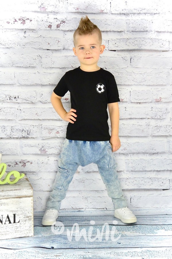 Jeans baggy tepláčky 2 kapsy