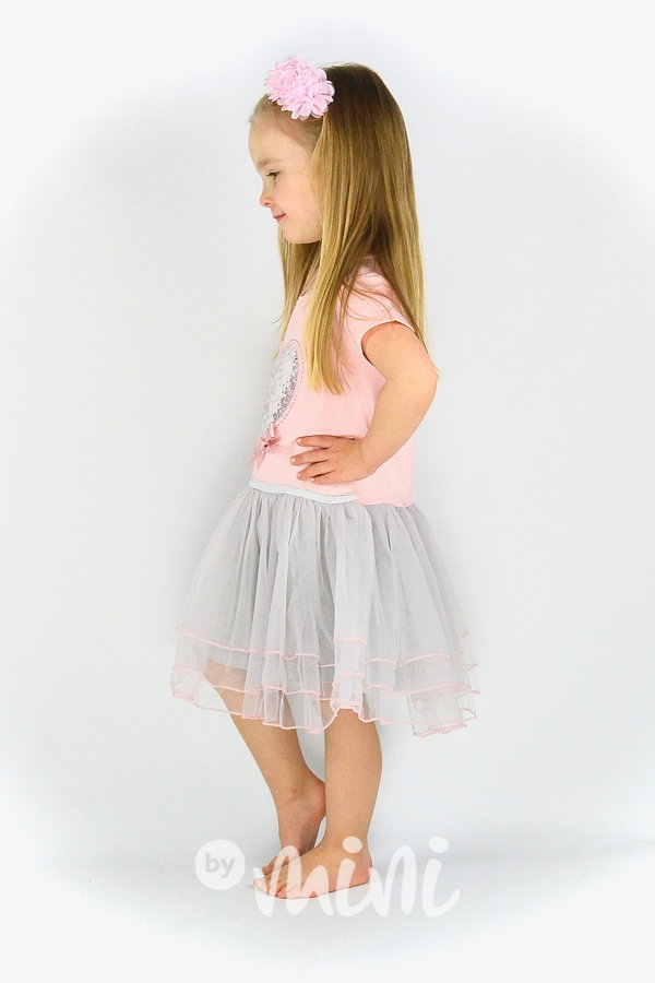 Heart pink dress
