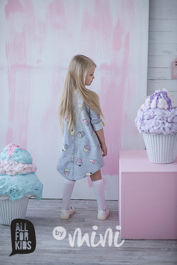 Ice cream long dress