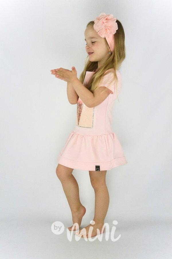 Ice cream summer dress pink
