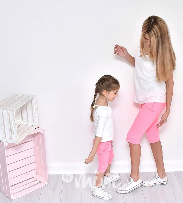 Summer neon pink baggy shorts