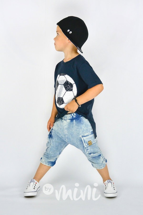 Jeans letní baggy kapsáče