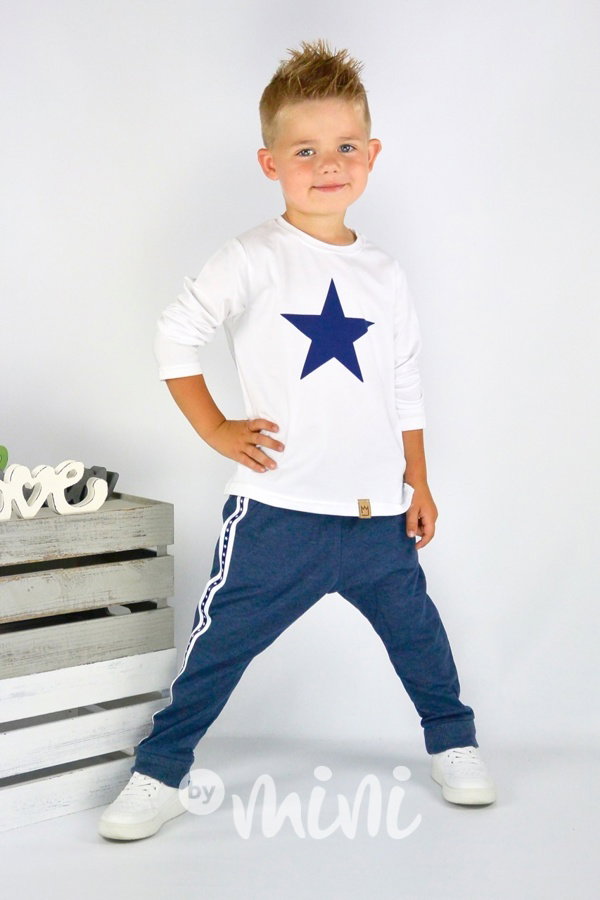 Modrá STAR teplákovka