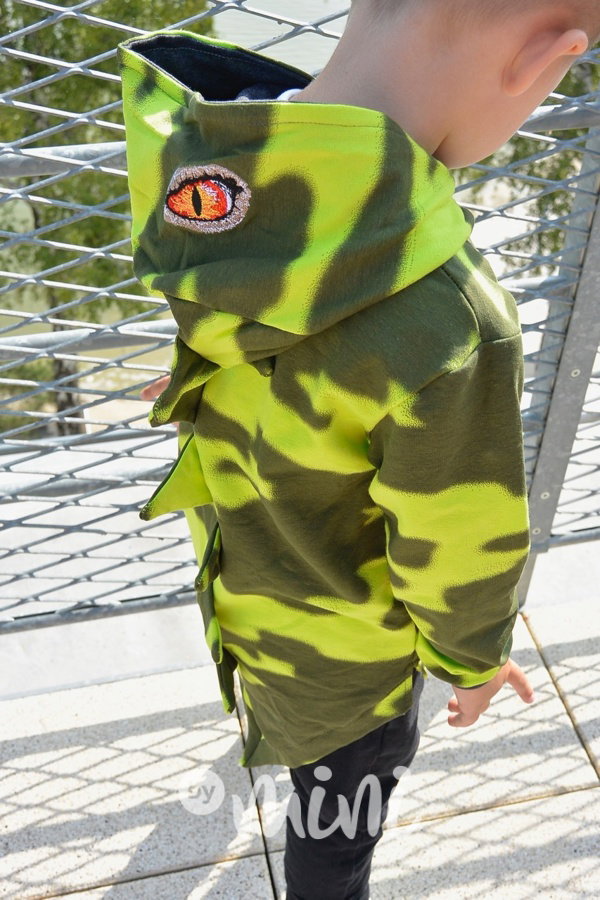 DINO atypická mikča zelená army