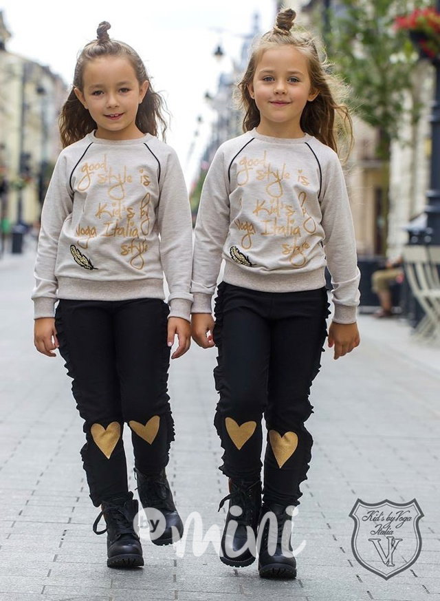 Gold Heart dívčí komplet