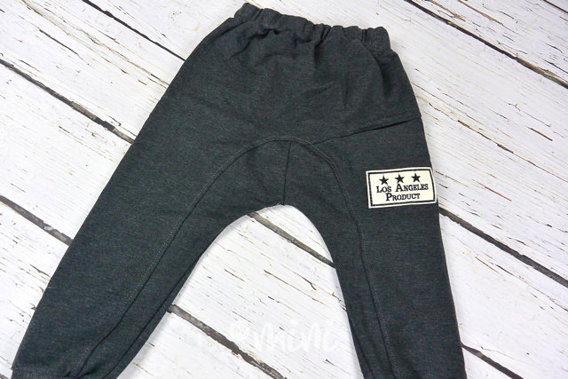 Los Angeles baggy šedé